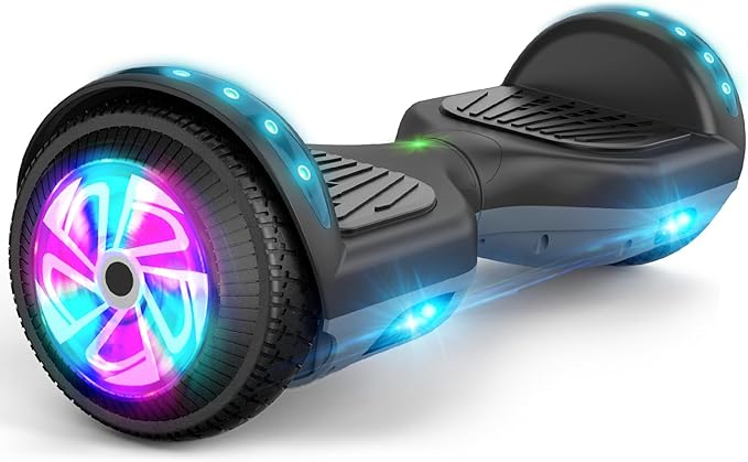 Self Balance Scooter 6.5" with Speaker and LED Lights Red