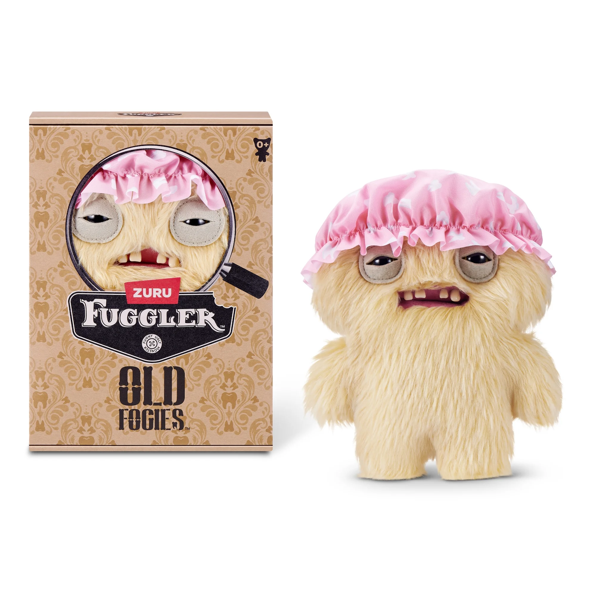 Fuggler Old Fogies 9 inch (Gabby Gibbler), Funny Ugly Monster Stuffed Animal Toy by ZURU