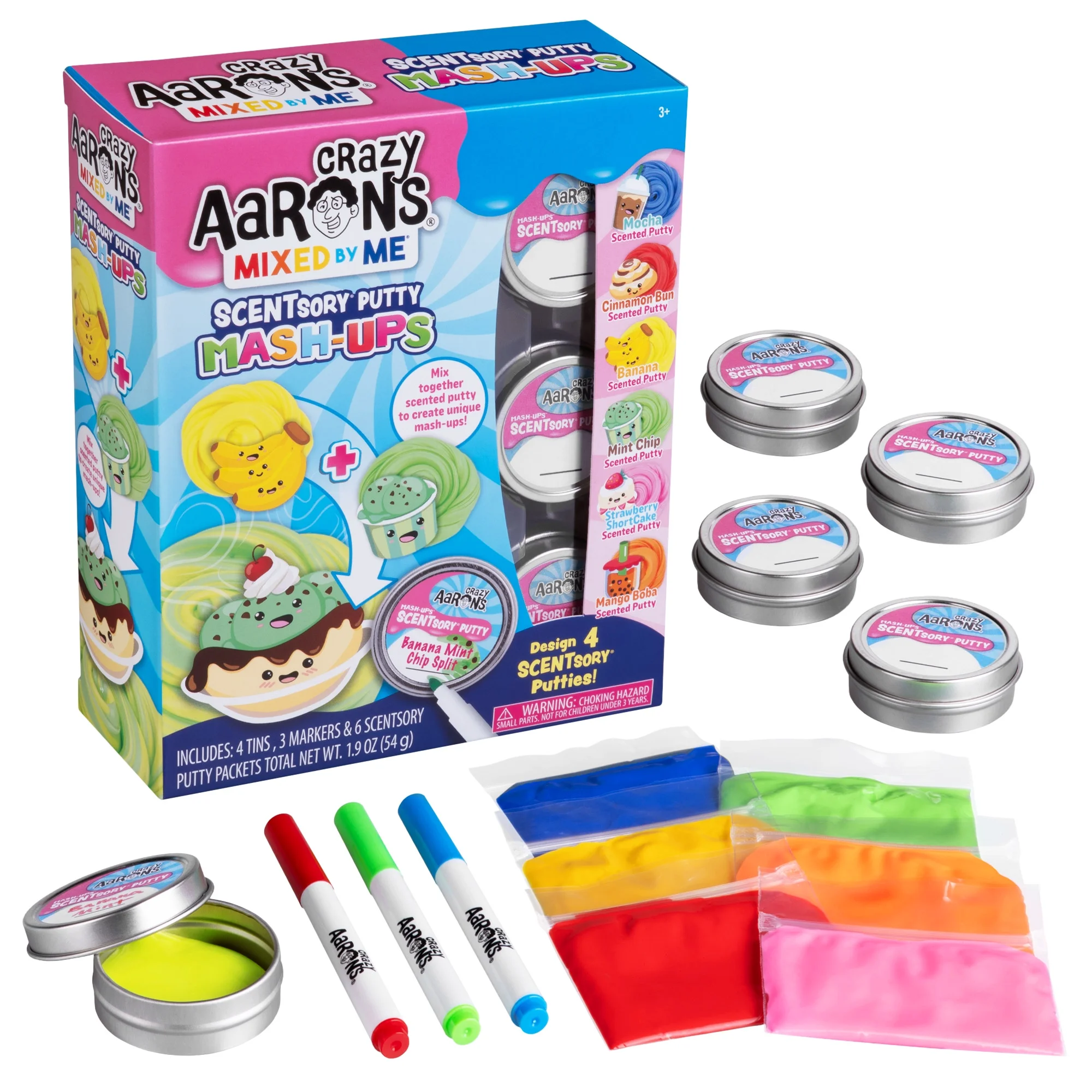 Crazy Aaron’s SCENTsory Mash-Up Mixed by Me Putty Kit, Ages 3 and Up