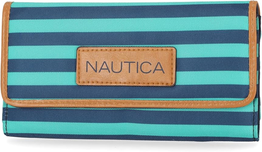 Nautica womens The Perfect Carry All Money Manager Wallet Organizer with RFID Blocking Wallet | Organizer, with RFID Blocking