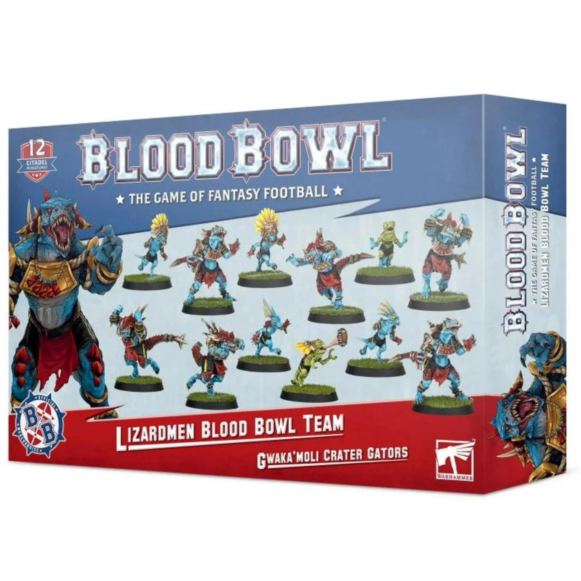 Blood Bowl: Lizardmen Blood Bowl Team - Gwaka'moli Crater Gators