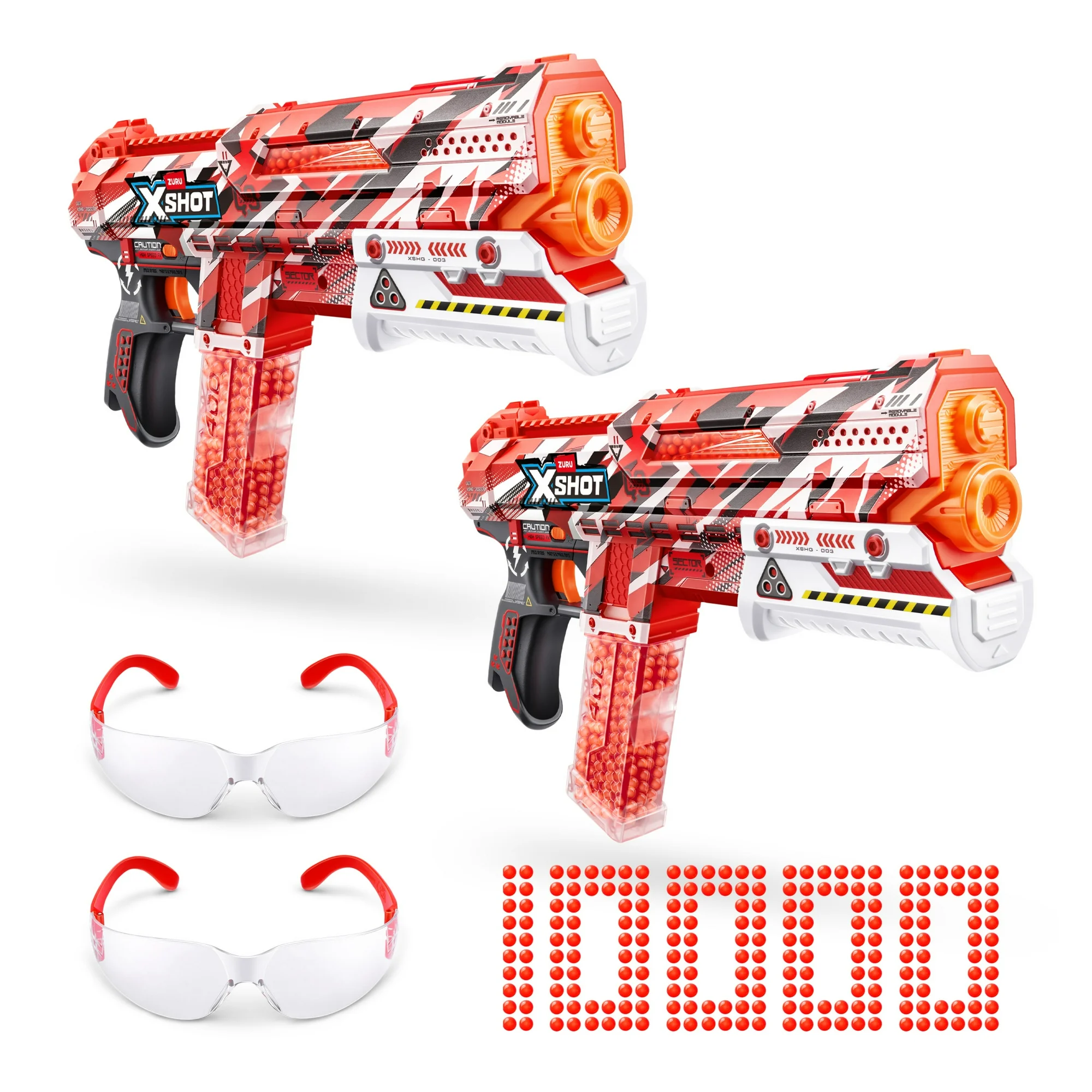 XSHOT Hyper Gel Clutch Blaster 2 pack (5,000 Hyper Gel Pellets) by ZURU for Ages 14+