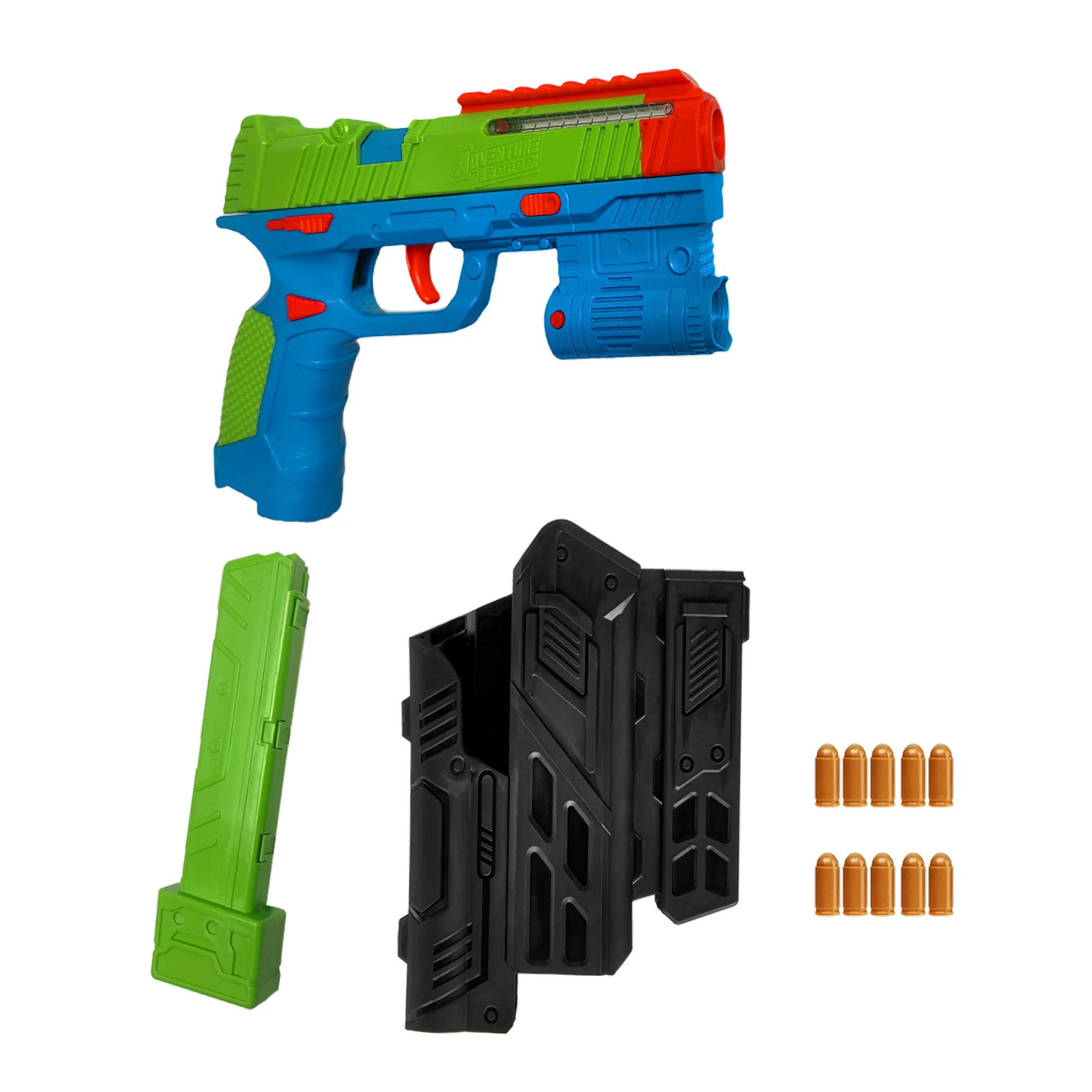 Adventure Force Vulture, 14 Pieces Pistol Set, Fun for Outdoor & Indoor Blaster, 5+