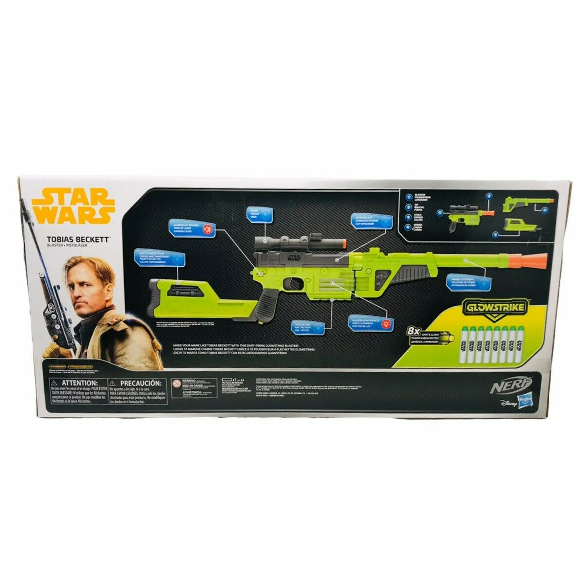 Nerf Star Wars Tobias Beckett Blaster Nerf Glowstrike