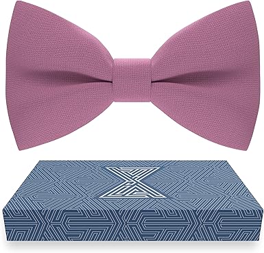 Bow Tie House Mens Bowties Pre-tied Shape Clip on Bowtie Solid Men Formal Wear for kids, baby boys, toddler any age bow ties
