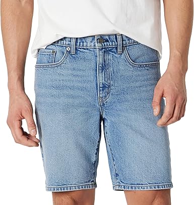 Amazon Essentials Men's Heavyweight Stretch Straight-Fit Jean Shorts