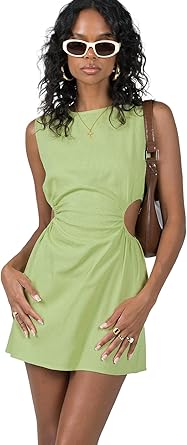 Princess Polly Women's Mayzie Mini Dress Green