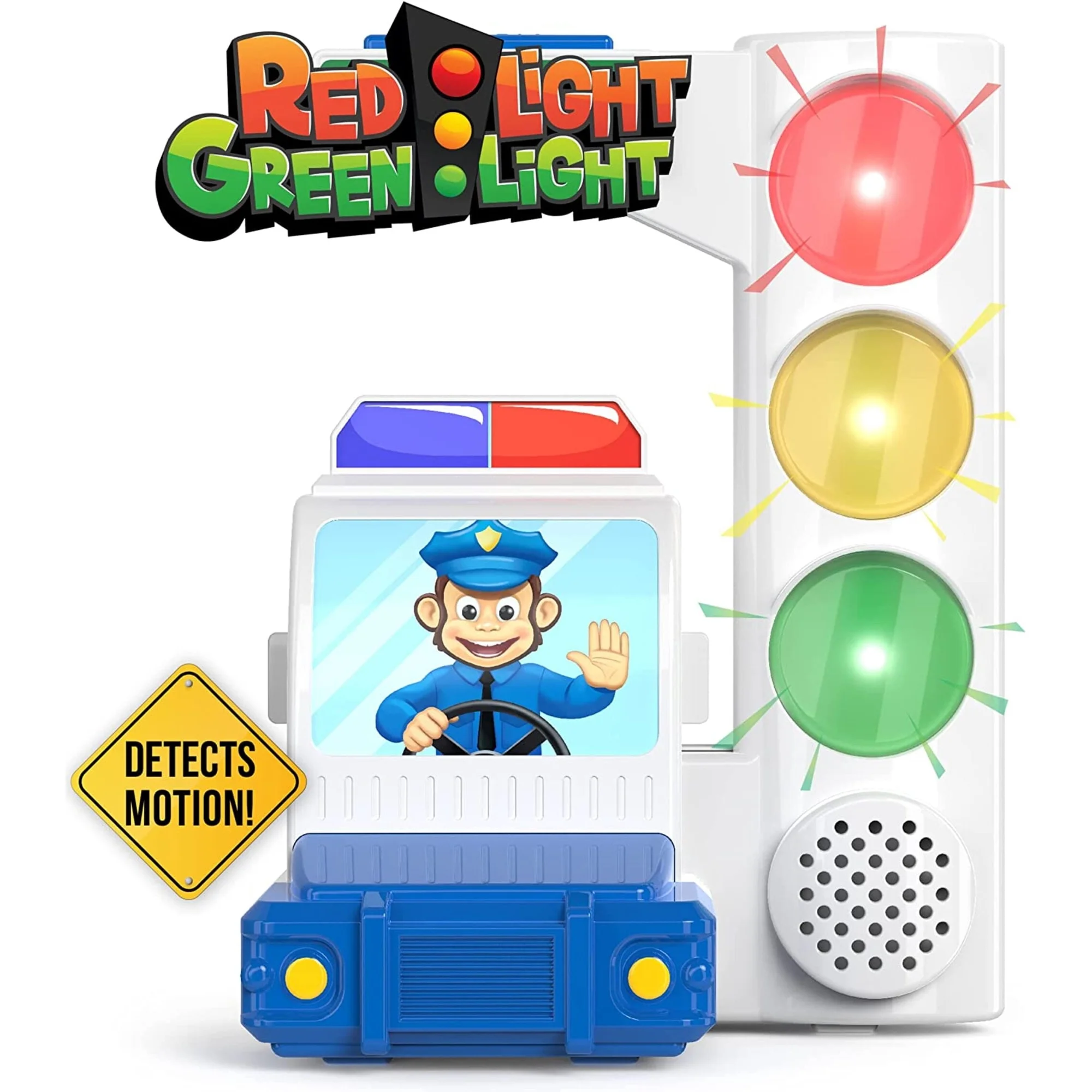 Move2Play, Red Light Green Light Game with Motion Sensing | Family Fun & Birthday Party Games | Gift for Kids, Preschool, & Toddlers Ages 2, 3, 4, 5, 6, 7+ Year Olds | Travel, Indoor, Outdoor