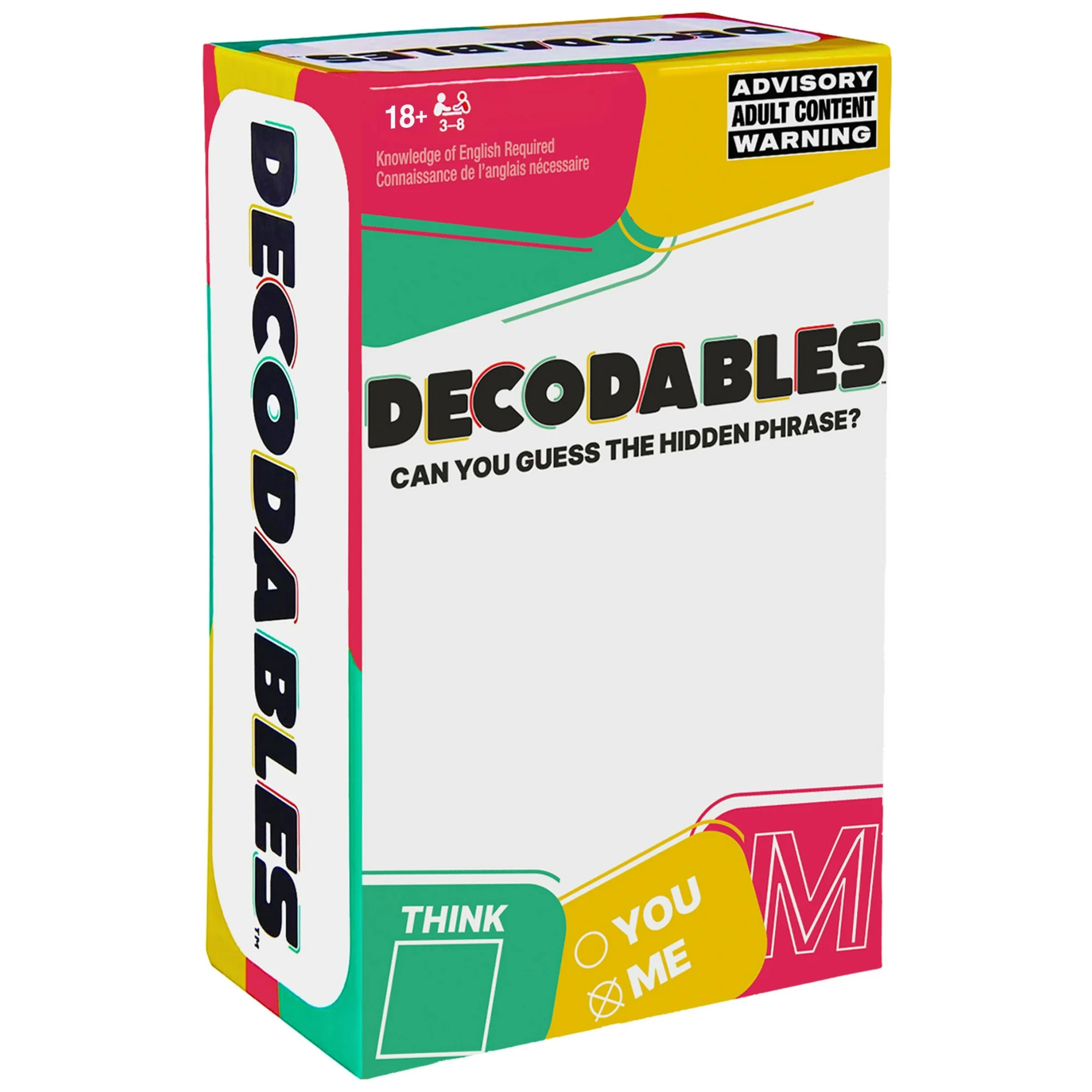 Spin Master Games, Decodables, Hysterical Adult Party Game for Ages 18+