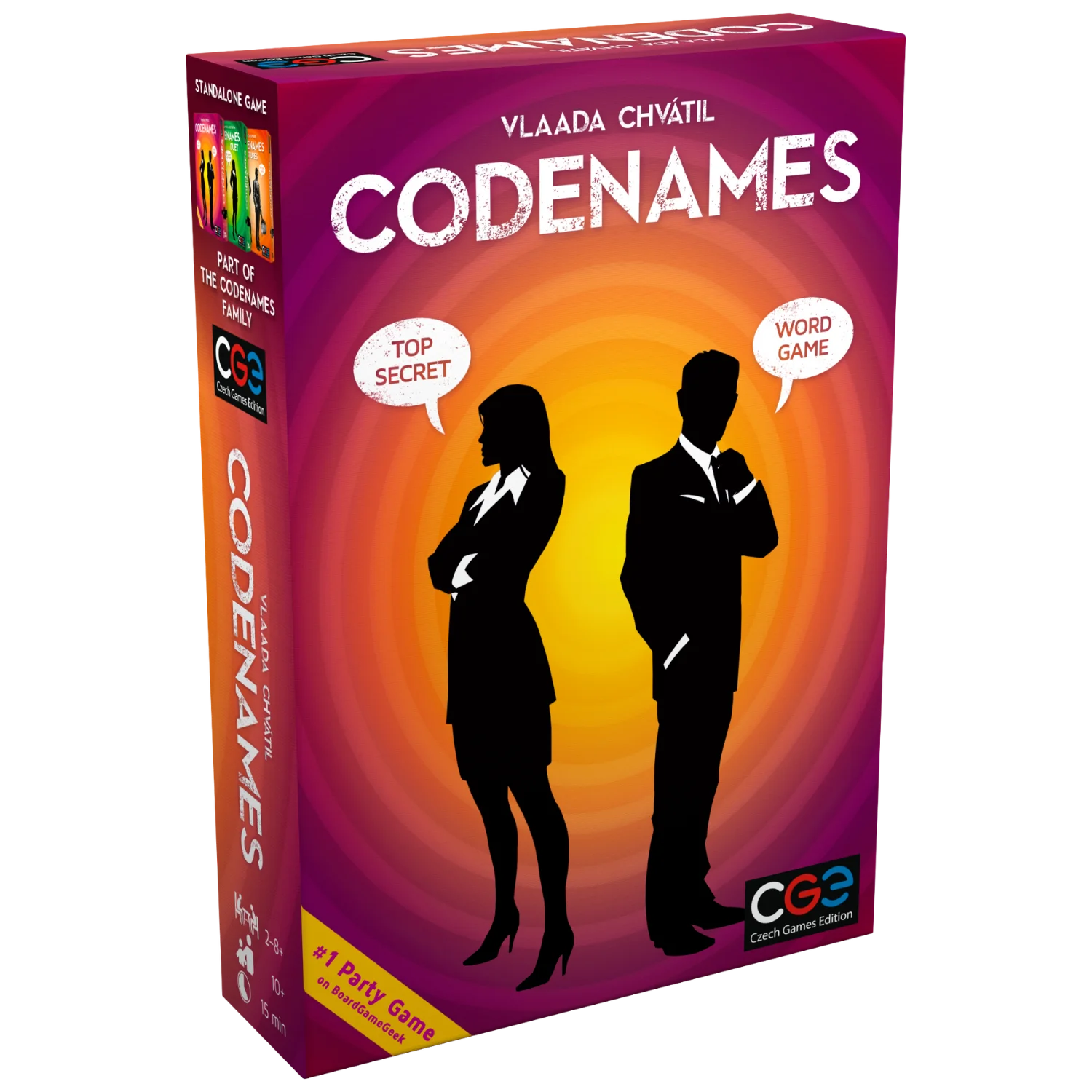 CGE Czech Games Edition Codenames CGE Board Game Secret Agent Deduction Game for 4+ Players