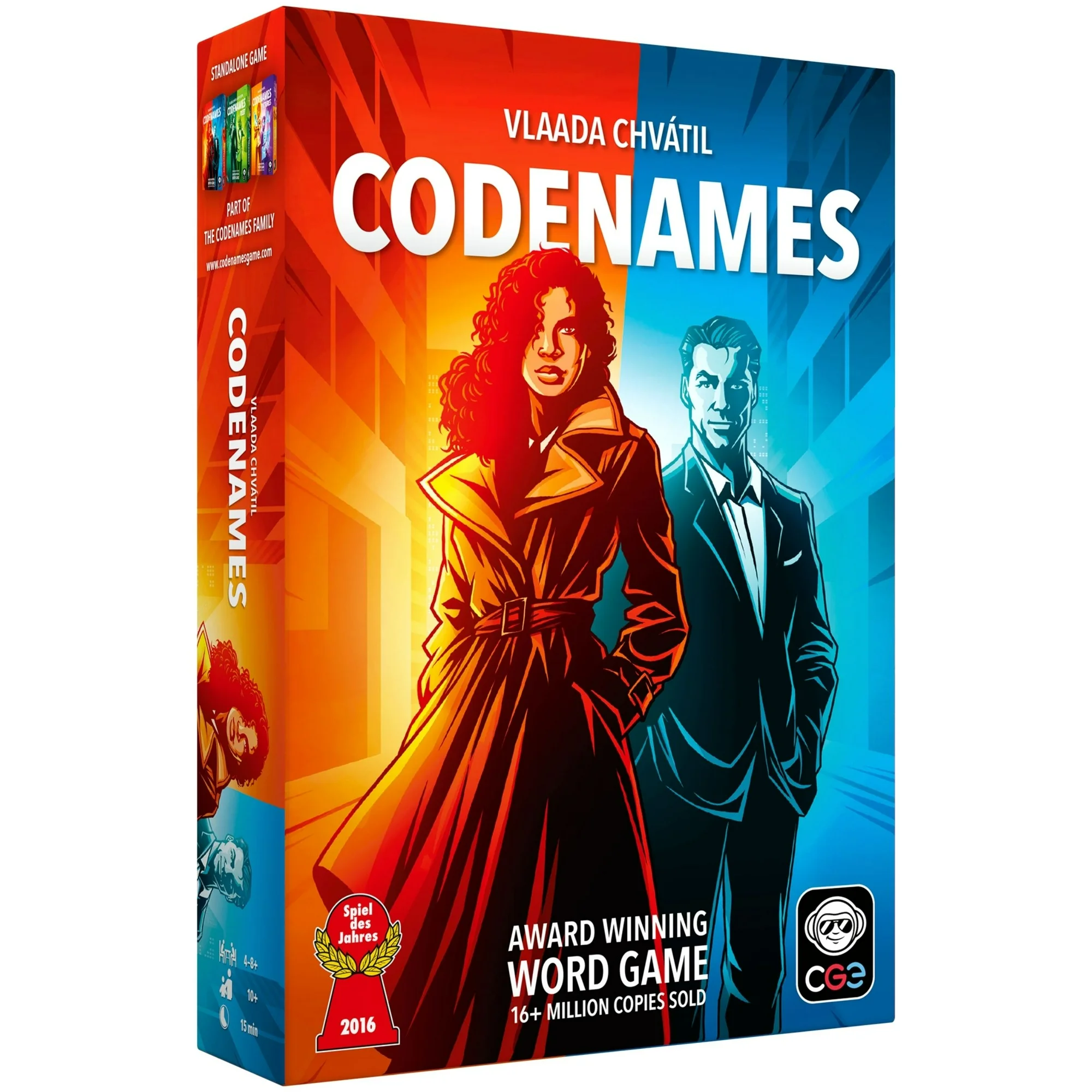 Czech Games Edition Codenames 2.0 – Updated Party Word-Clue Board Game