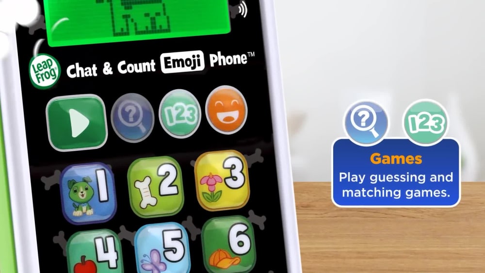 LeapFrog Chat & Count Emoji Phone Baby and Toddler Toys