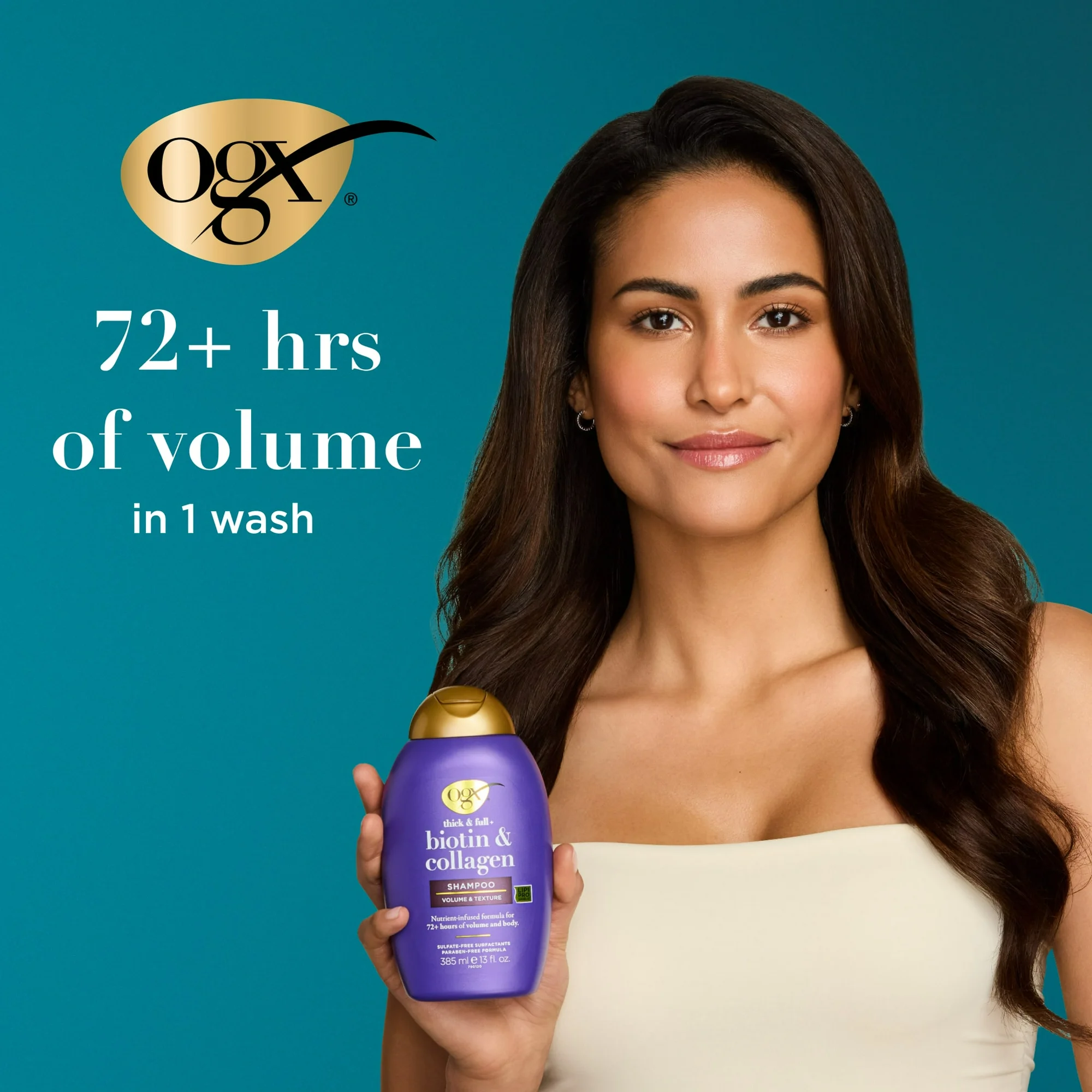OGX Thick & Full, Biotin & Collagen Volumizing Shampoo, 13 fl. oz