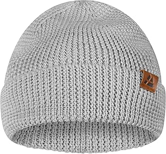 DANISH ENDURANCE Merino Wool Beanie for Men & Women, Warm Knitted Winter Hat
