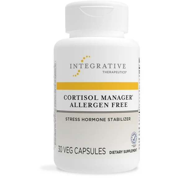Integrative Therapeutics Cortisol Manager Allergen Free, 30 Capsules (15 Servings)