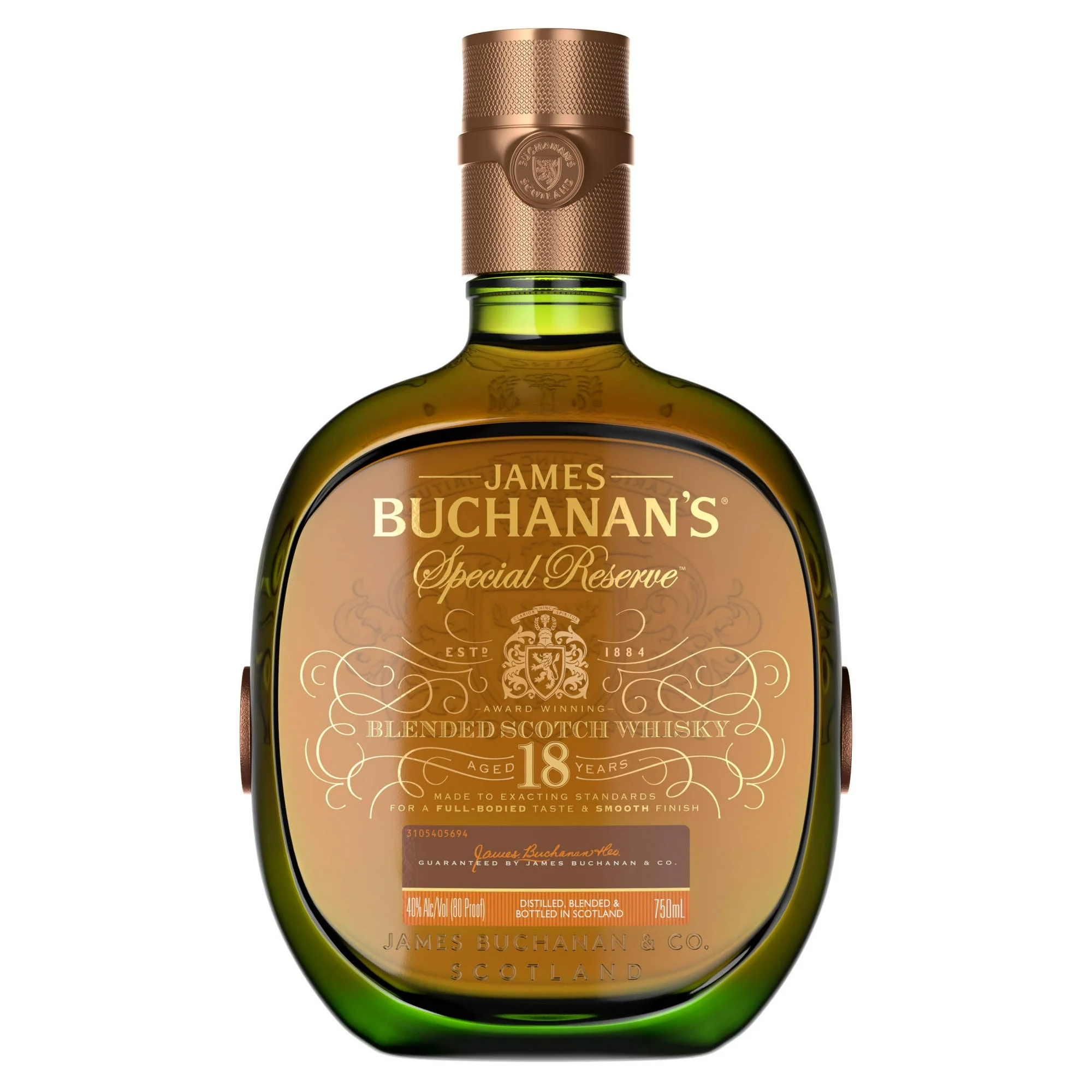 Buchanan's Special Reserve 18 Year Blended Scotch Whisky, 750 ml Bottle, 40% ABV