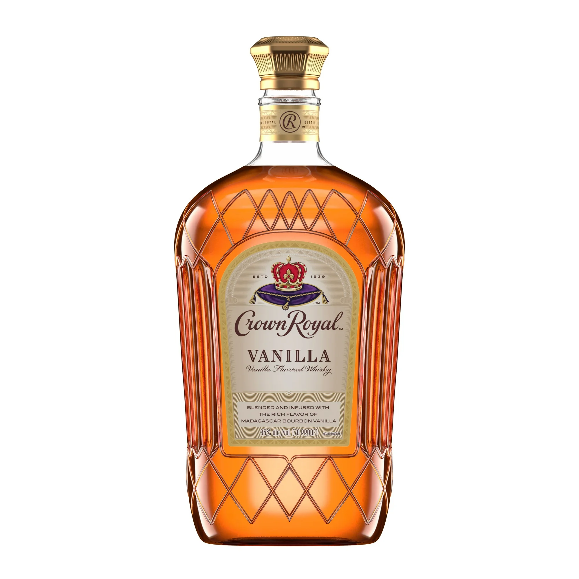 Crown Royal Vanilla Flavored Whisky, 1.75 L, 35% ABV