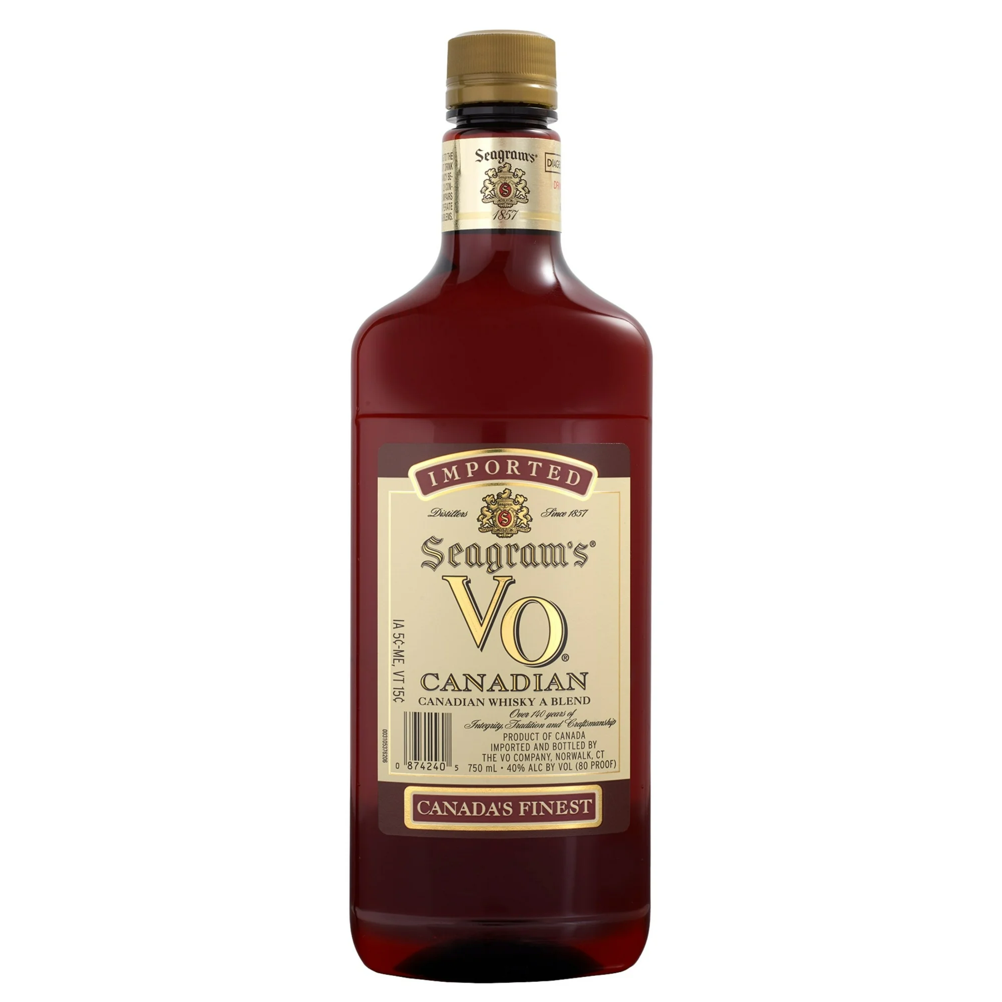 Seagram’s VO Canadian Whisky, 750ml