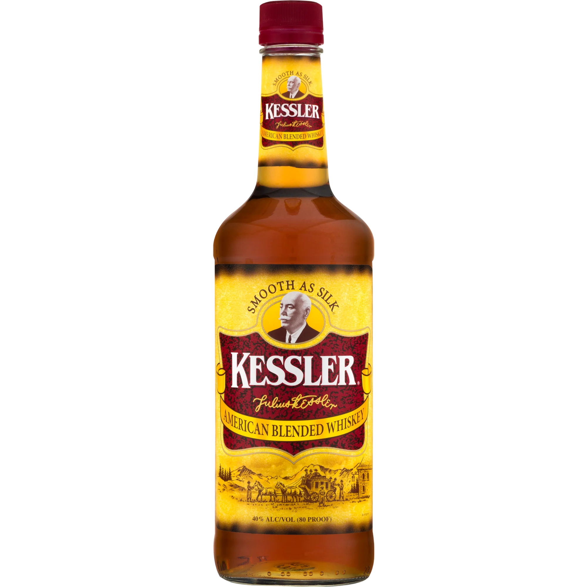Kessler Blended American Whiskey, 750 ml PET Bottle, ABV 40.0%