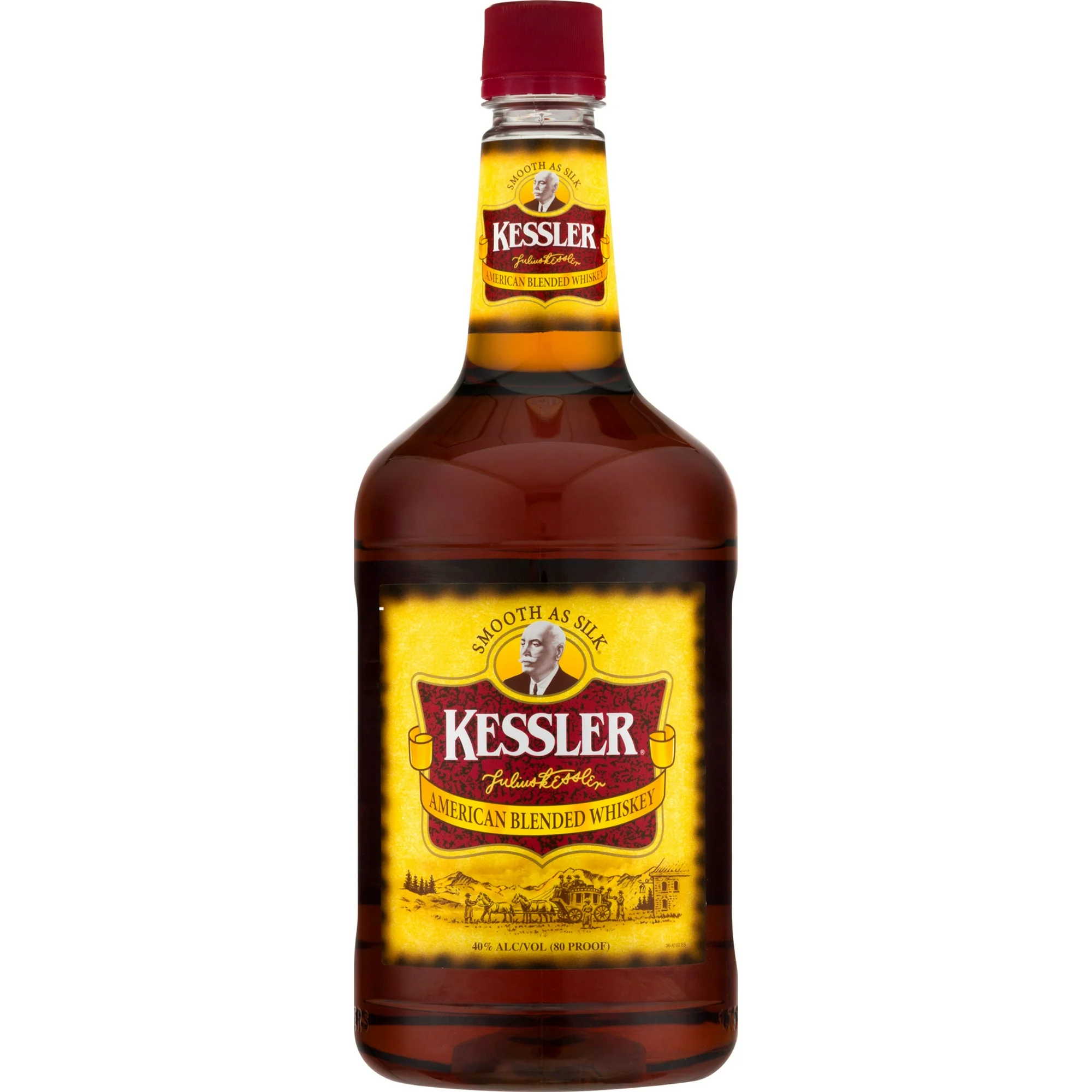 Kessler Blended American Whiskey, 1.75 L PET Bottle, ABV 40.0%