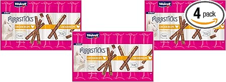 Vitakraft 18 Pack of Chicken Purrsticks Cat Treats