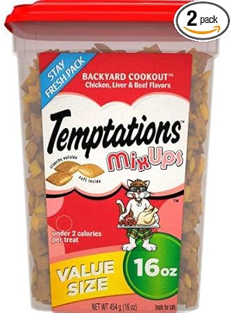 Temptations Mixups Treats for Cats - Backyard Cookout (Pack of 2)