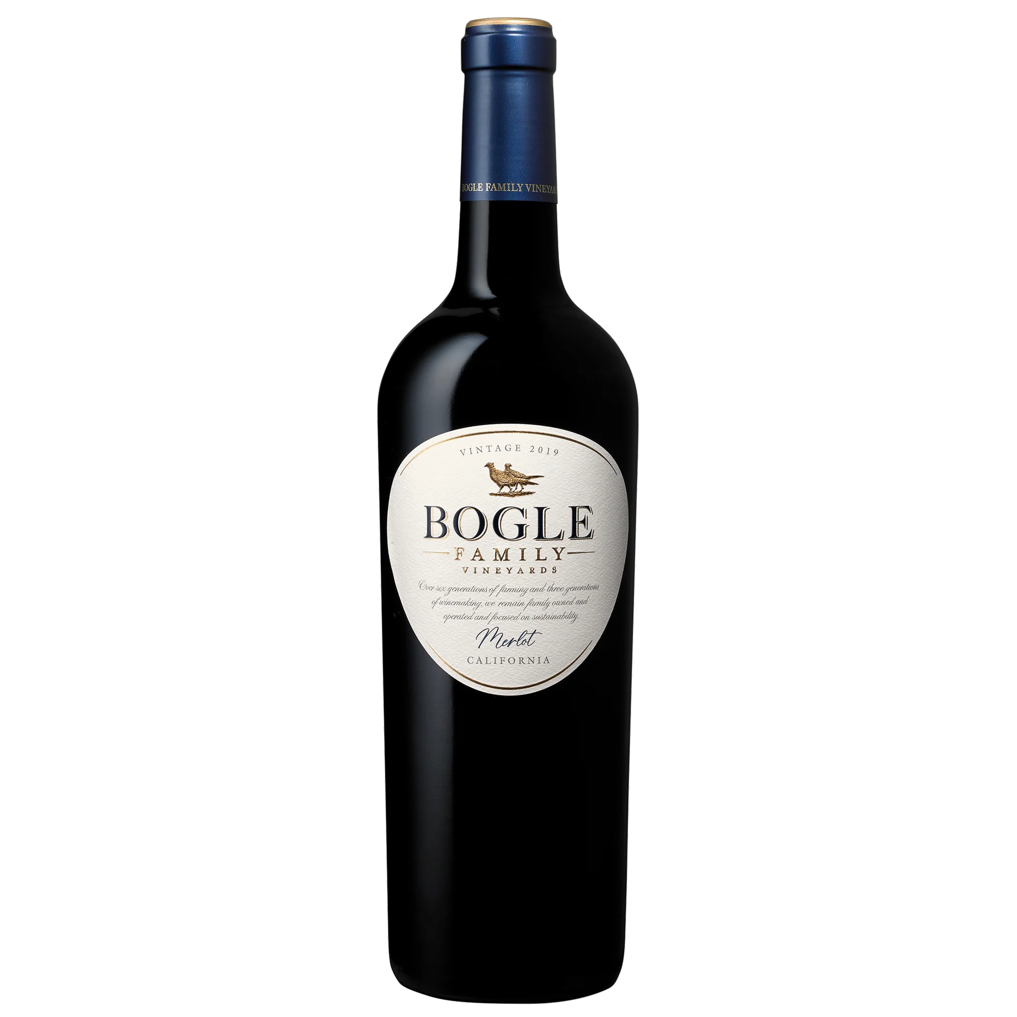 Bogle Vineyards Merlot California Red Wine, 750 ml Glass Bottle, 14.5% ABV