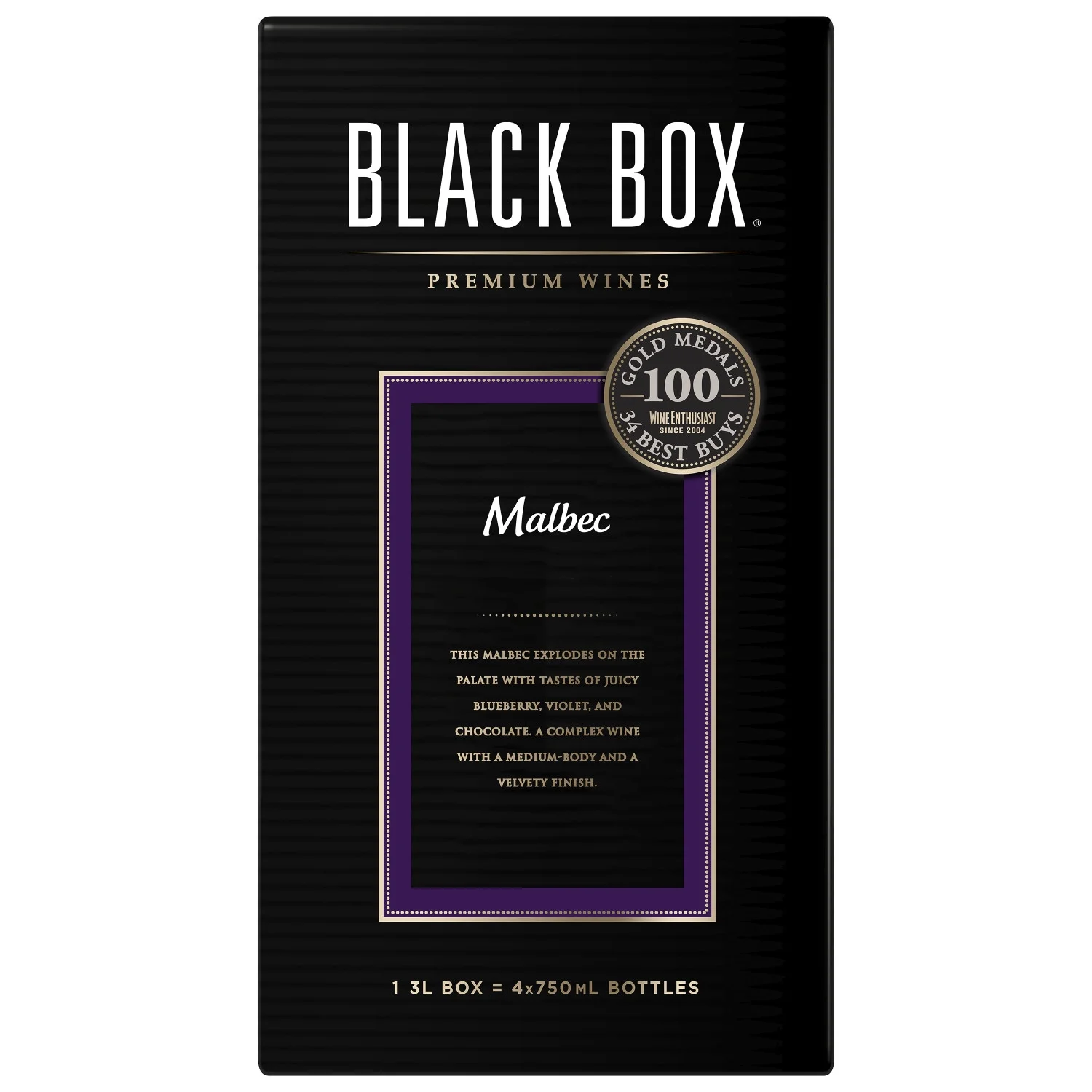 Black Box Malbec Red Wine, 3 L Box