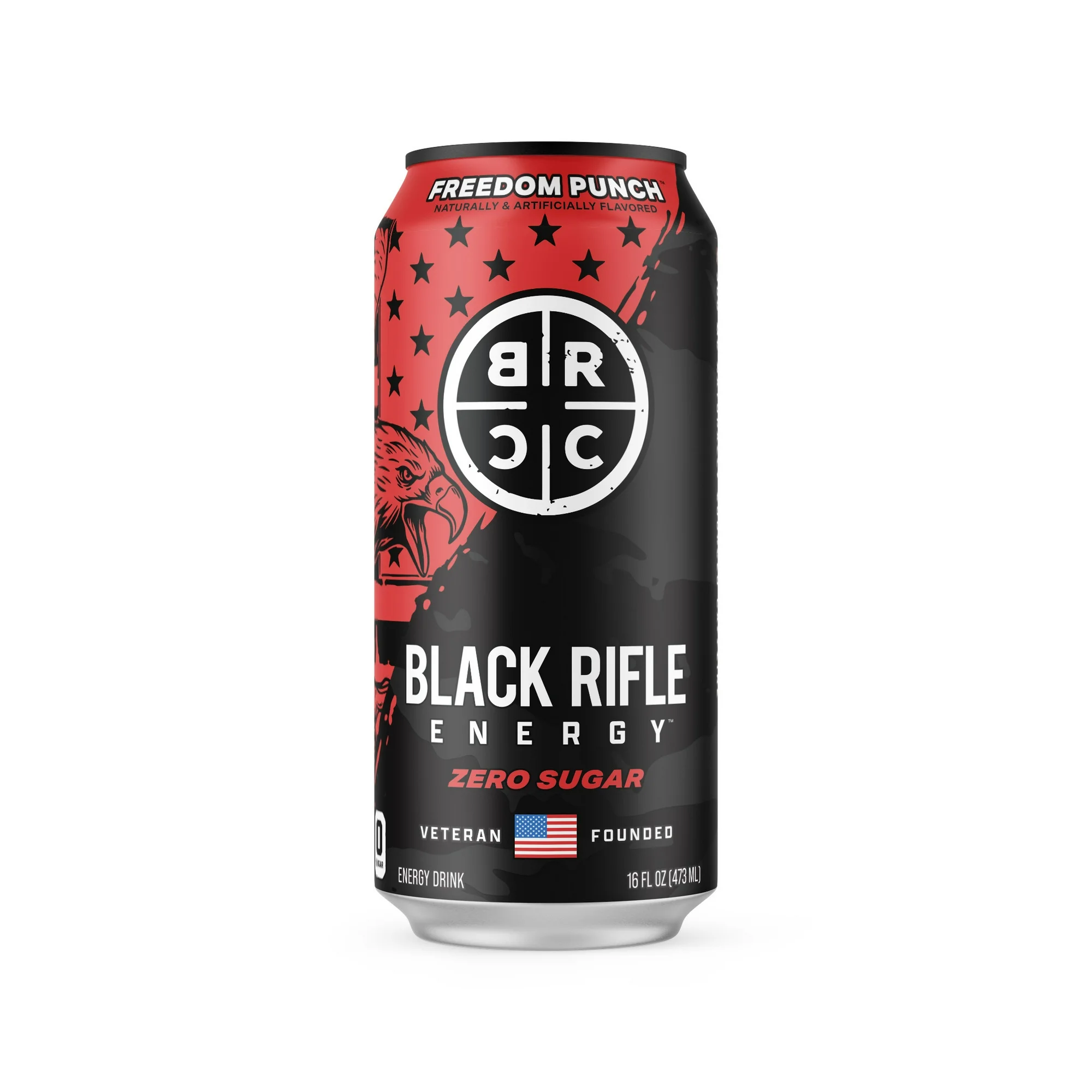 Black Rifle Energy Freedom Punch Zero Sugar Energy Drink, 200mg Caffeine, 16 fl oz