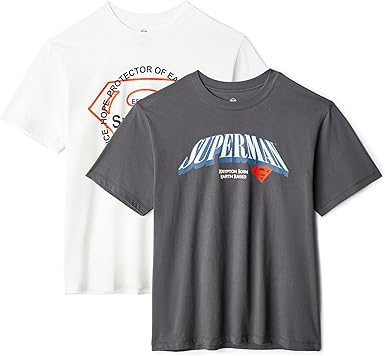 Amazon Essentials Warner Brothers Men's Cotton Regular-Fit Short-Sleeve Crewneck T-Shirt