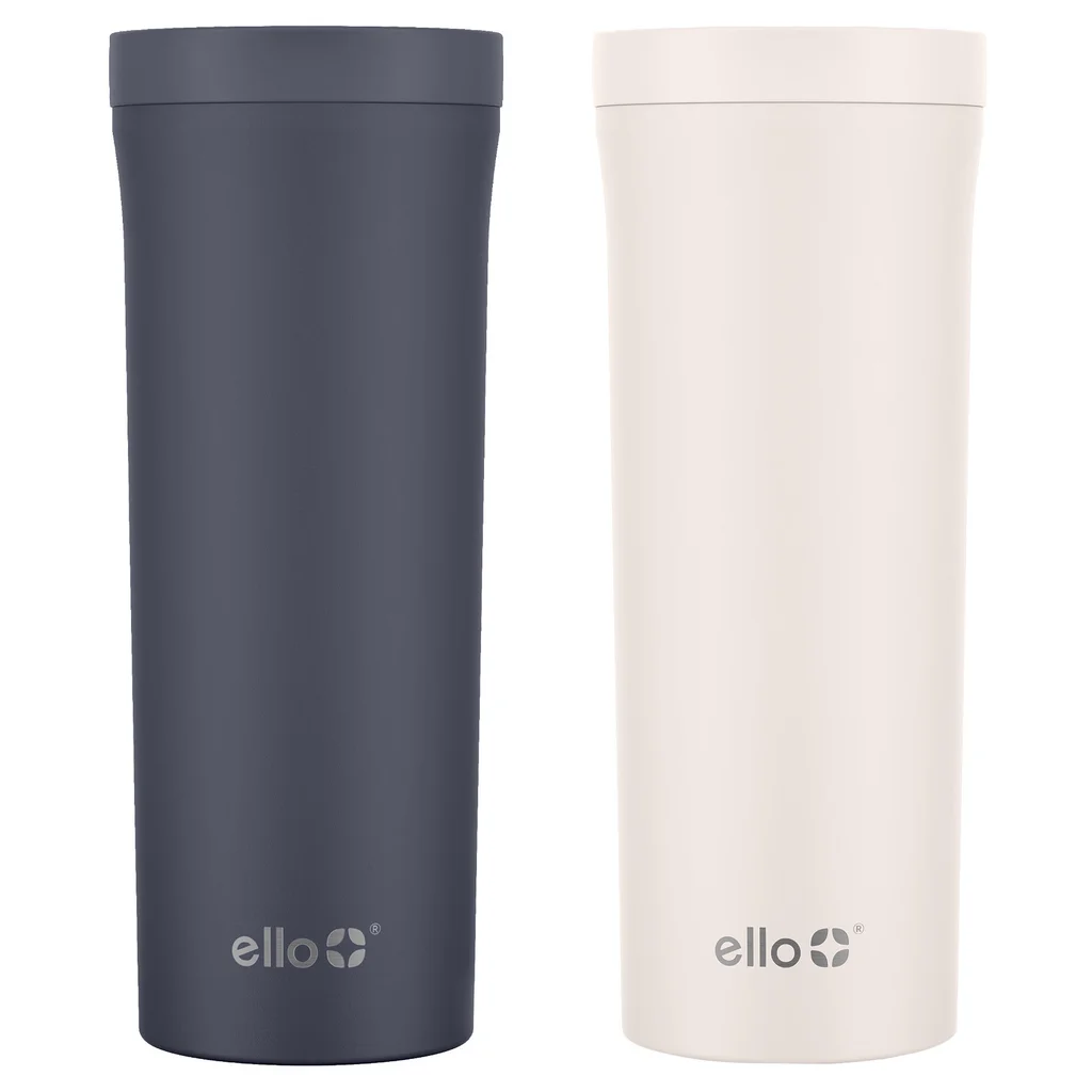 Ello Arabica 18oz Stainless Steel Travel Mug 2-pack