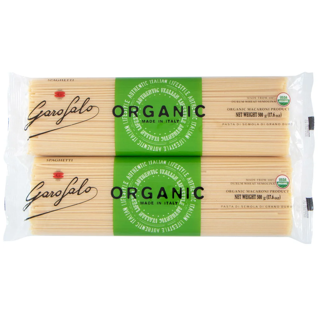Garofalo, Organic Spaghetti Noodles, 17.6 oz, 8-Count