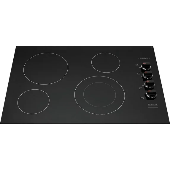 Frigidaire FFEC3025UB 30-Inch Electric Cooktop with Quick Boil, Ceramic Finish