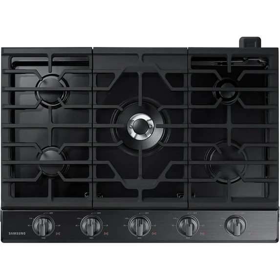 Samsung NA30N6555TG 30 inch Black Stainless 5 Burner Gas Cooktop