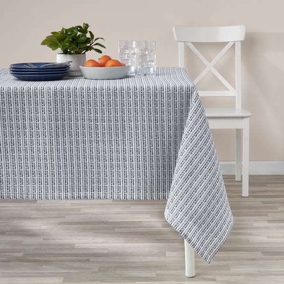 Hero image 1 of Mainstays Plaid 60” x 84" Tablecloth - Blue - Cotton & Polyester Blend, 1 of 9     In 25+ people's carts Best seller Mainstays Mainstays Plaid 60” x 84" Tablecloth - Blue - Cotton & Polyester Blend