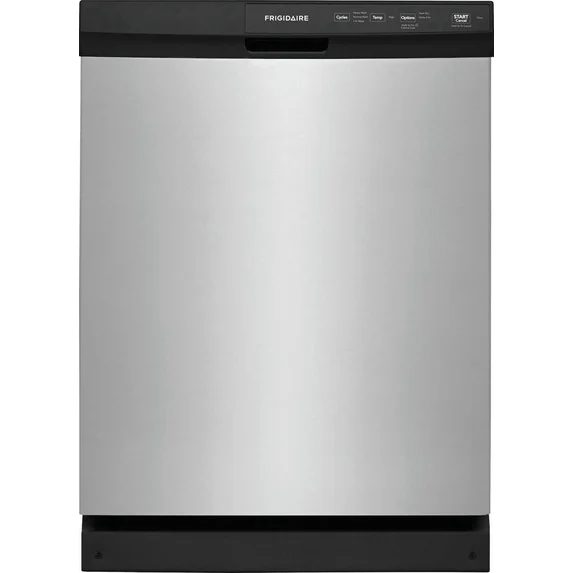 Frigidaire FFCD2413US 24" Dishwasher, Energy Star Certified, Front Controls, Stainless Steel