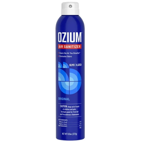 OZIUM Air Sanitizer Spray, Original Scent, 8 oz Can – Cleans Air, Eliminates Odors & Freshens