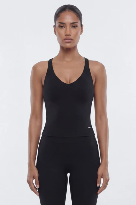 CloudForm™ Racer Back Sports Top - Black