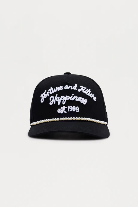 Fortune Paracord Structured Snapback Hat - Black