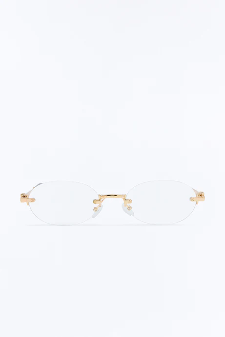 Silent Orbit Circular Sunglasses - Gold