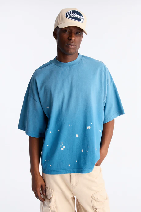 Boxy Studio Tee - Blue