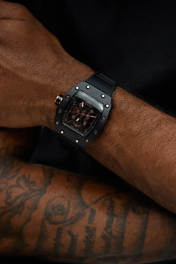 Prestige Watch - Black/Rose