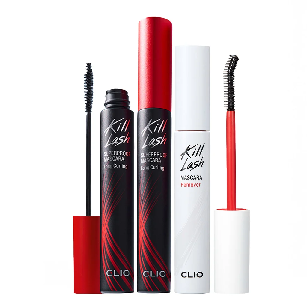 CLIO Kill Lash Superproof Mascara Duo 0.24 fl oz Plus Kill Lash Mascara Remover 0.29 fl oz