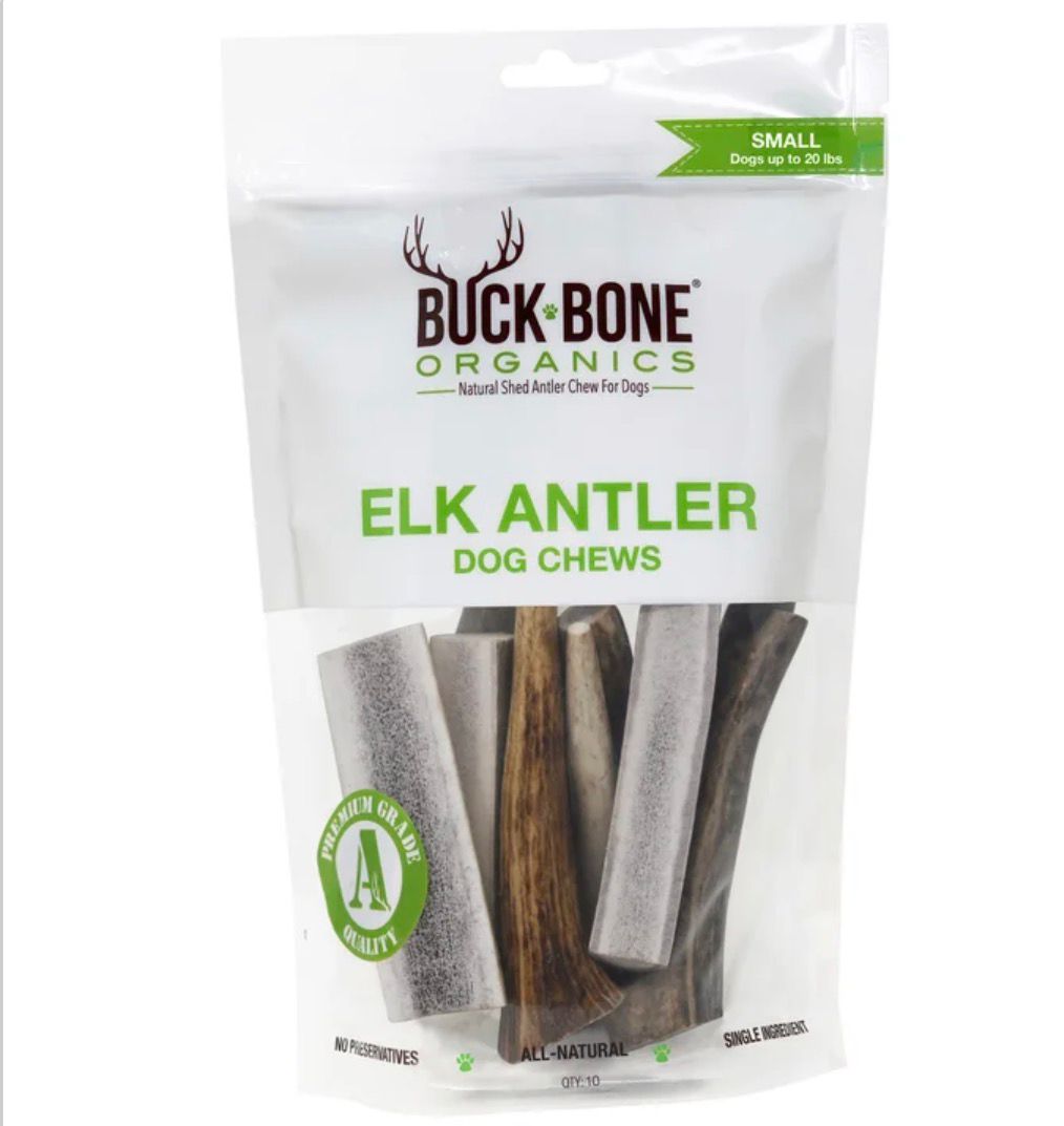 Buck Bone Organics Elk Antler Dog Chews