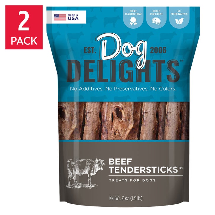 Dog Delights Beef Tendersticks 21oz, 2-pack