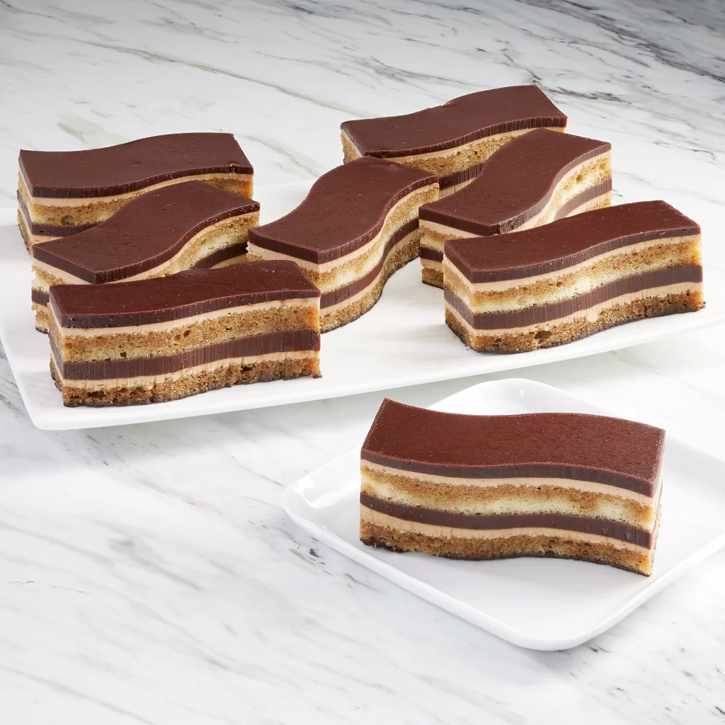 Classic Cake Opera Sizzle-cut Cake, 8 Total Pieces, 3 oz. per slice, 1.5 lbs. Total
