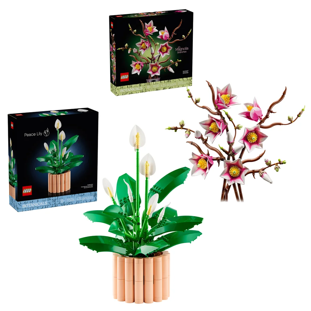 Lego Peace Lily & Magnolia Branches Bundle