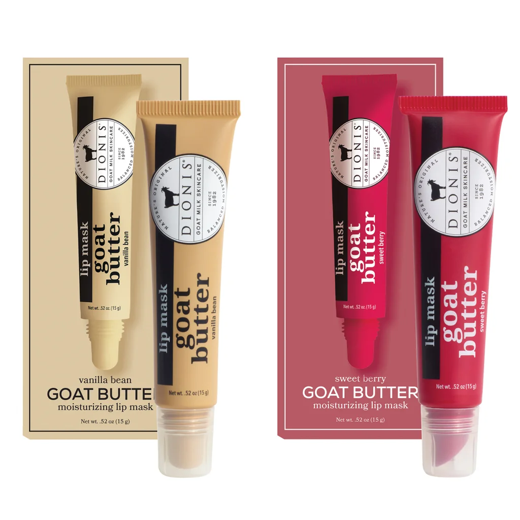 Dionis Goat Butter Lip Mask 0.52 oz, 2-pack