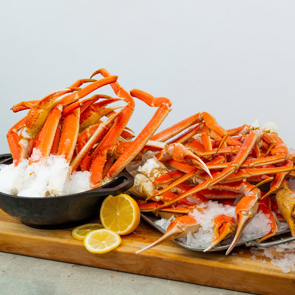 Alaska Bairdi Snow Crab Sections 5 bags (2 lbs. each) - Total 10 lbs
