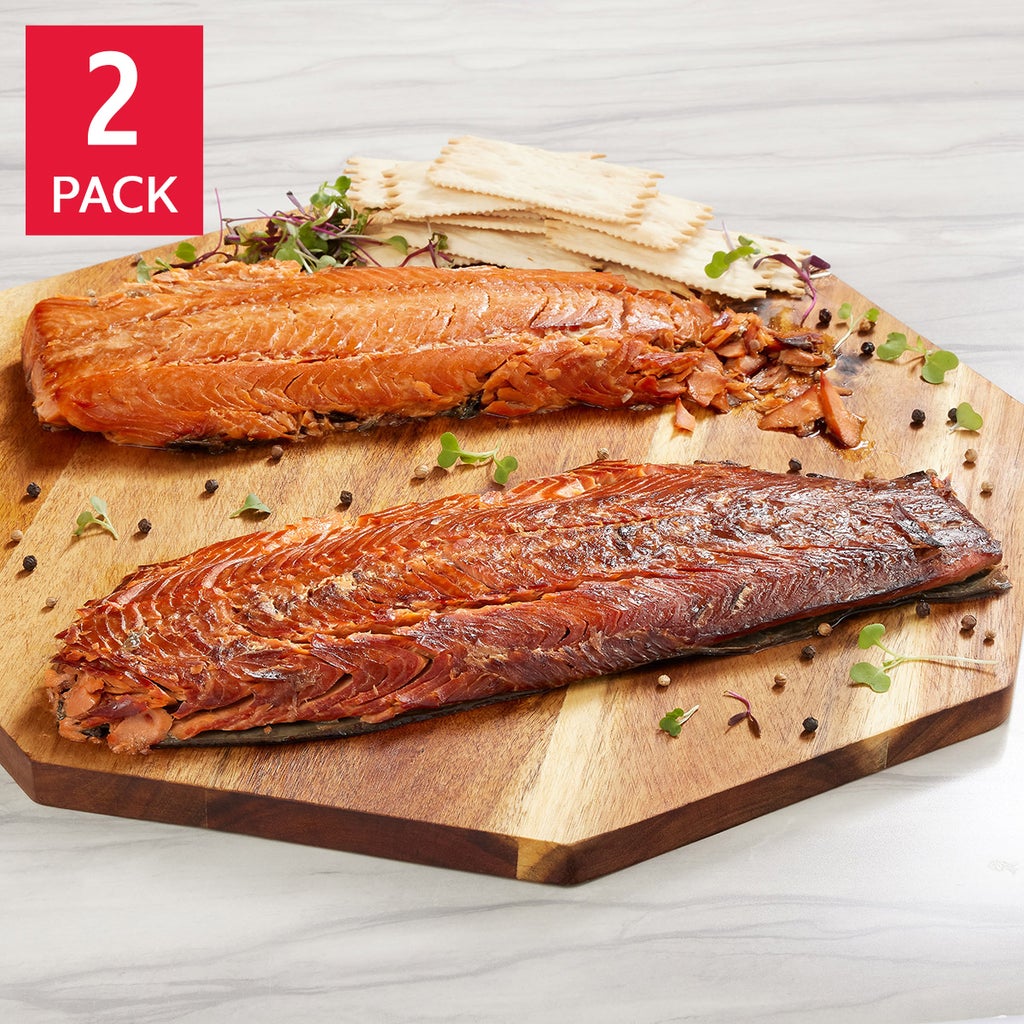Trident Seafoods Smoked Sockeye Salmon, 2 Gift Packs